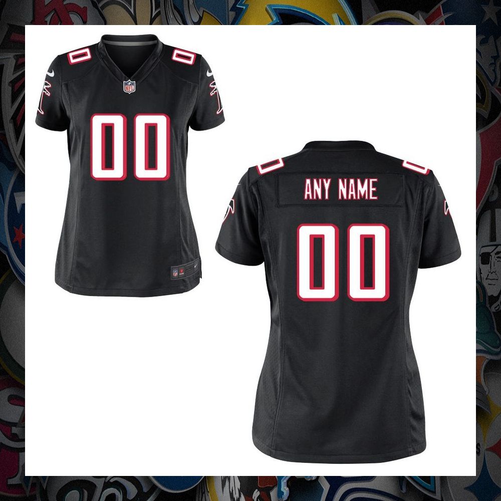 Atlanta Falcons Replica Black Football Jersey 4 Atlanta Falcons Replica Black Football Jersey word3