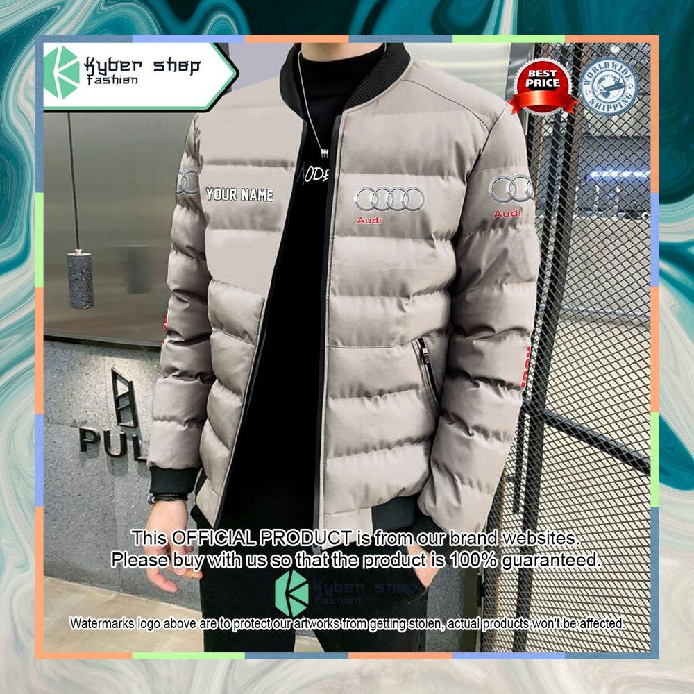 Audi Custom Puffer Down Jacket 5 Audi Custom Puffer Down Jacket word2