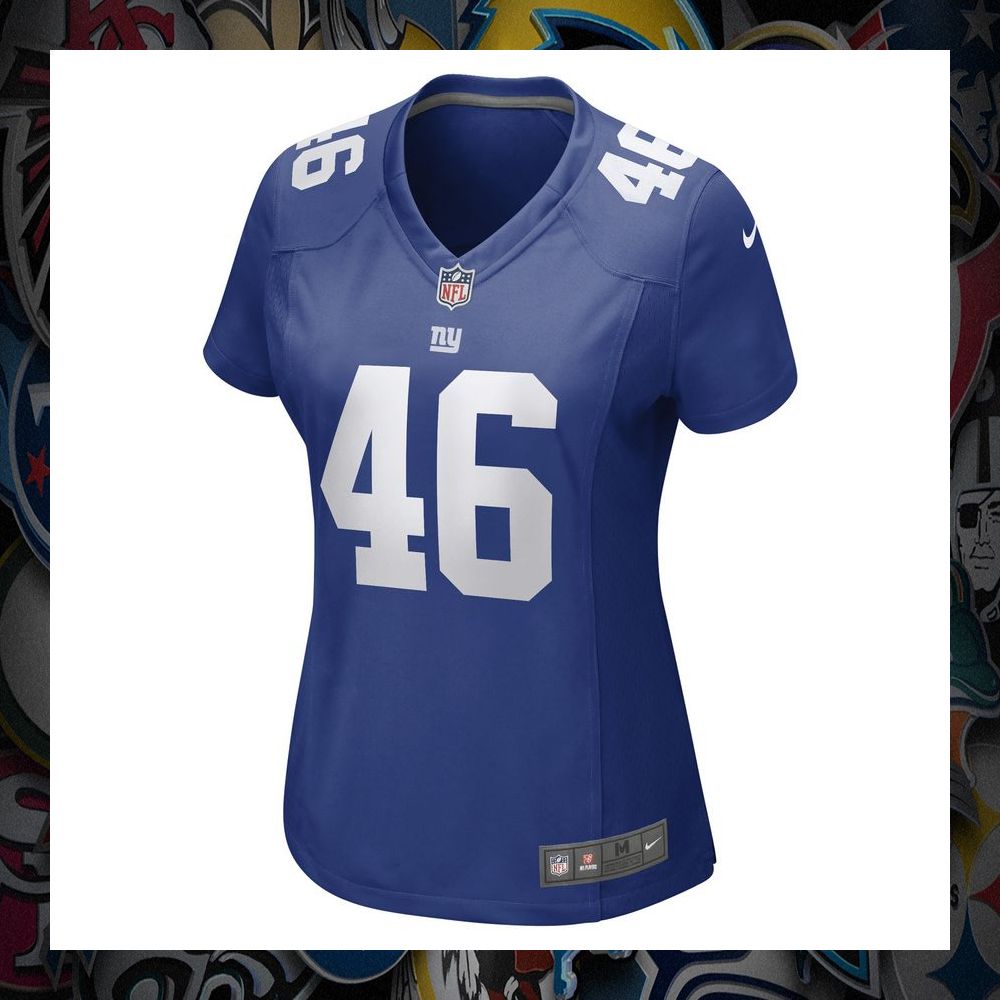 Austin Allen New York Giants Royal Football Jersey 6 Austin Allen New York Giants Royal Football Jersey word1