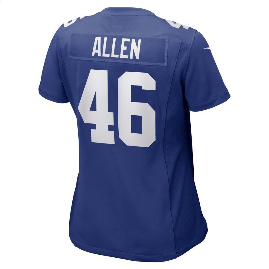 Austin Allen New York Giants Royal Football Jersey 3 Austin Allen New York Giants Royal Football Jersey word1