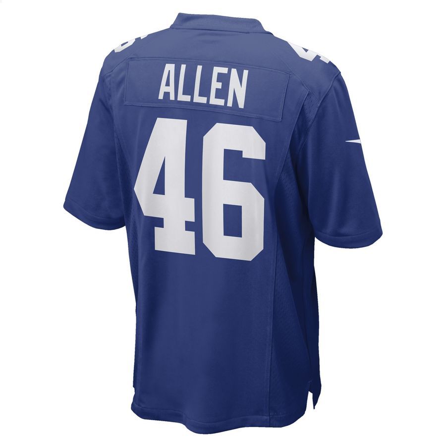 Austin Allen New York Giants Royal Football Jersey 3 Austin Allen New York Giants Royal Football Jersey word3
