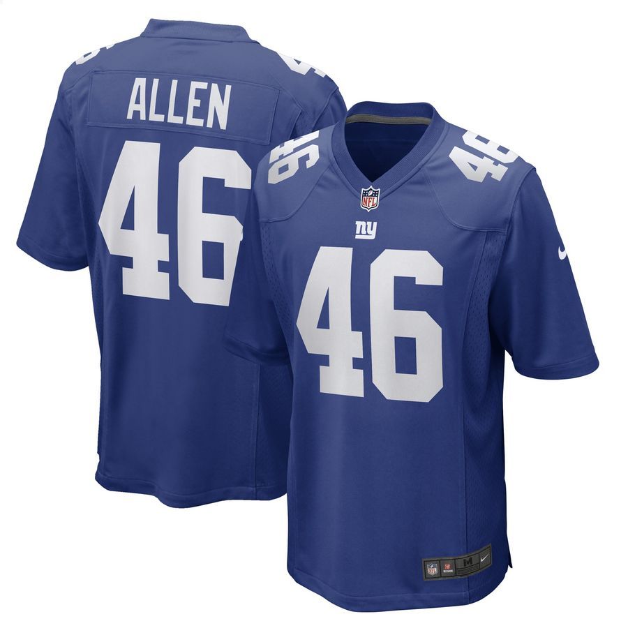 Austin Allen New York Giants Royal Football Jersey 4 Austin Allen New York Giants Royal Football Jersey word3