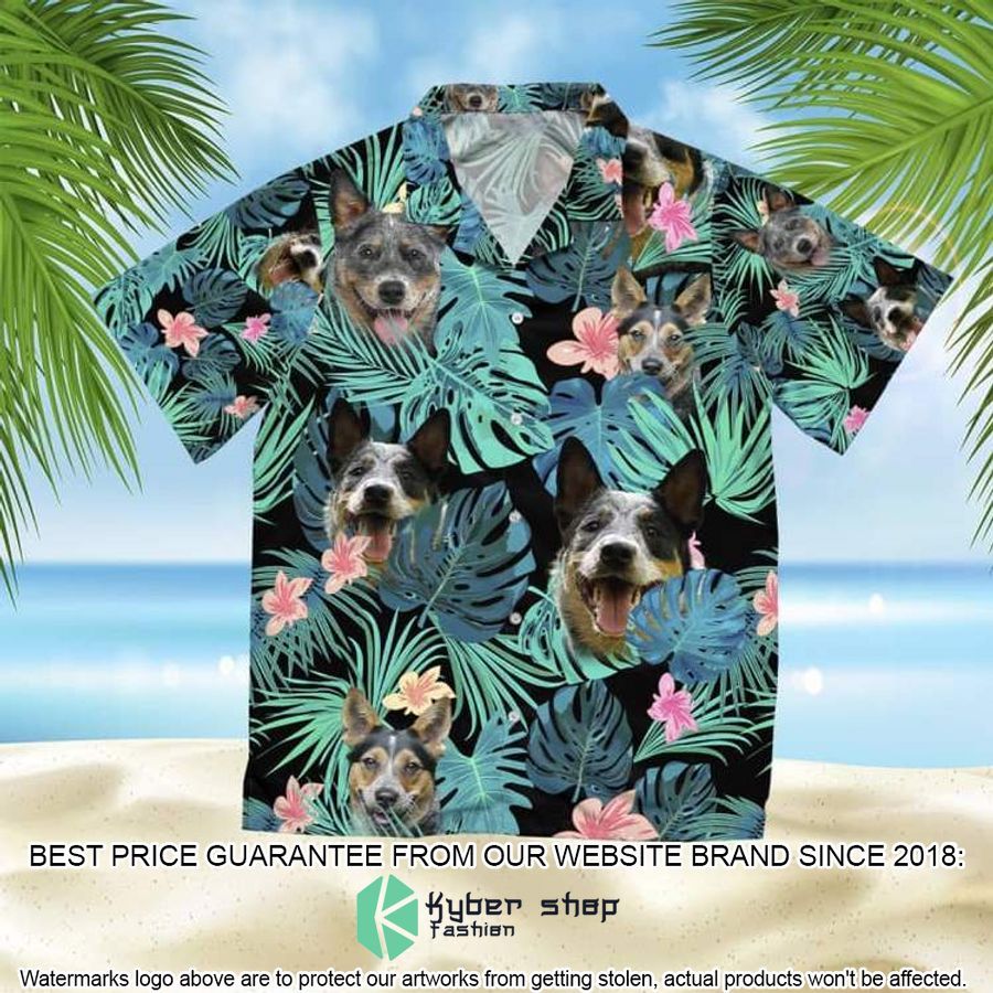 Australian Cattle Summer Leaves Hawaiian Shirt