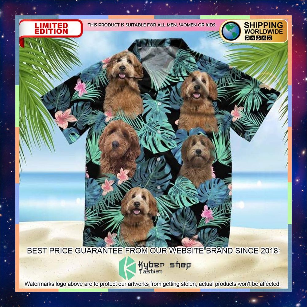 Australian Cobberdog Summer Leaves Hawaiian Shirt 3 Australian Cobberdog Summer Leaves Hawaiian Shirt word2
