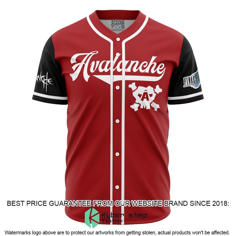 Avalanche Final Fantasy 7 Baseball Jersey