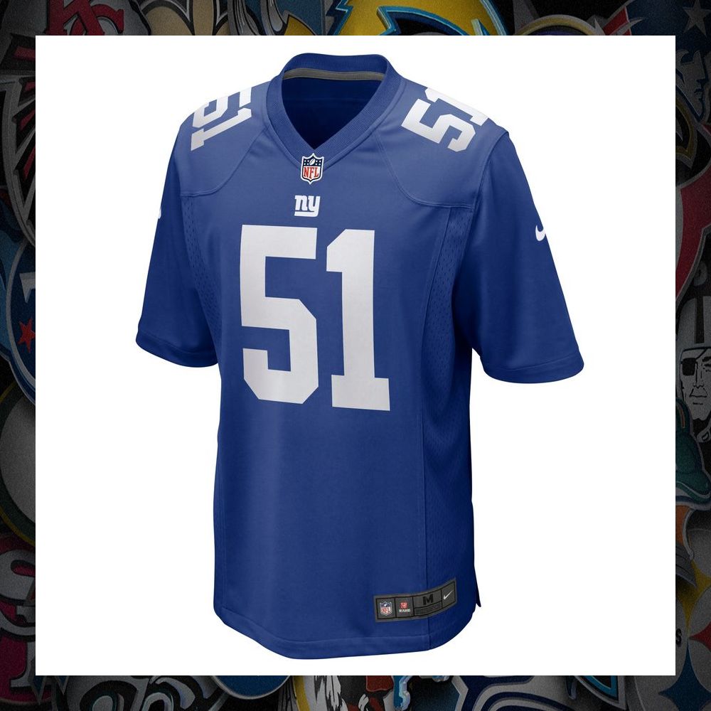 Azeez Ojulari New York Giants Nike Royal Football Jersey 6 Azeez Ojulari New York Giants Nike Royal Football Jersey word3