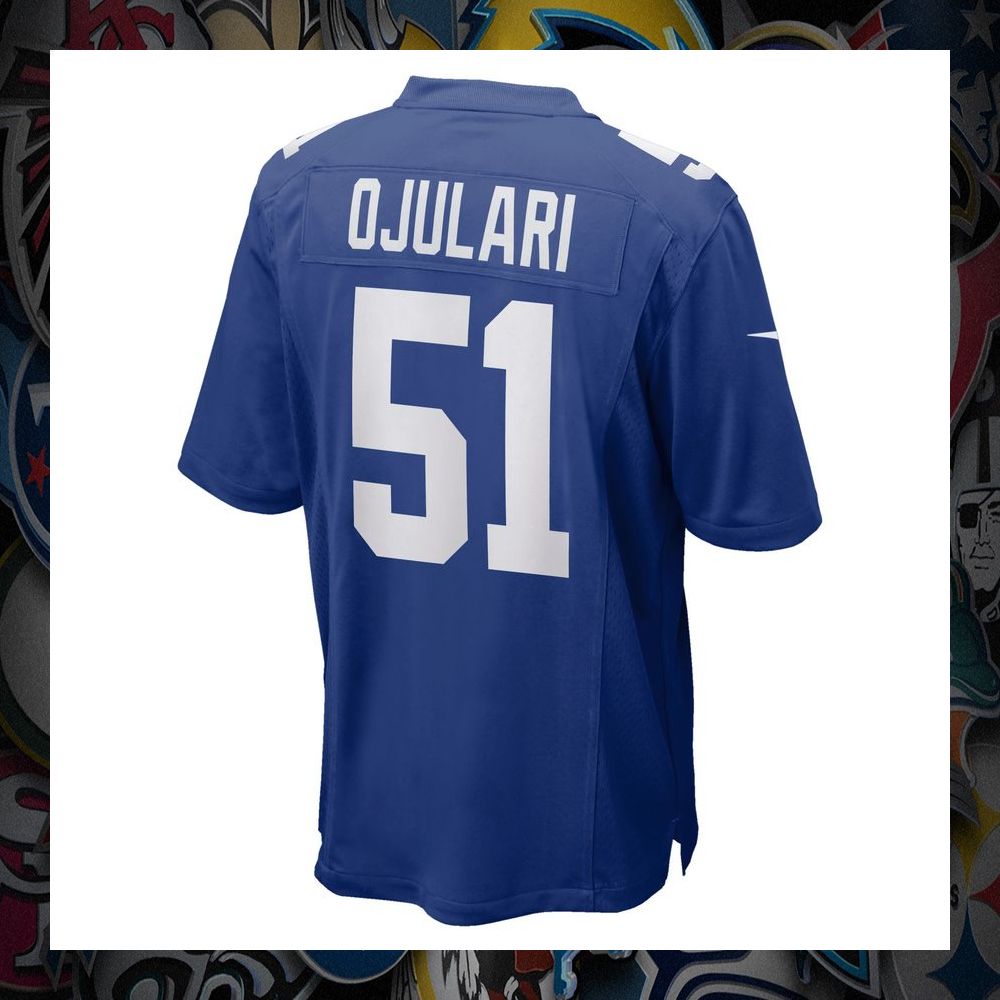 Azeez Ojulari New York Giants Nike Royal Football Jersey 7 Azeez Ojulari New York Giants Nike Royal Football Jersey word3