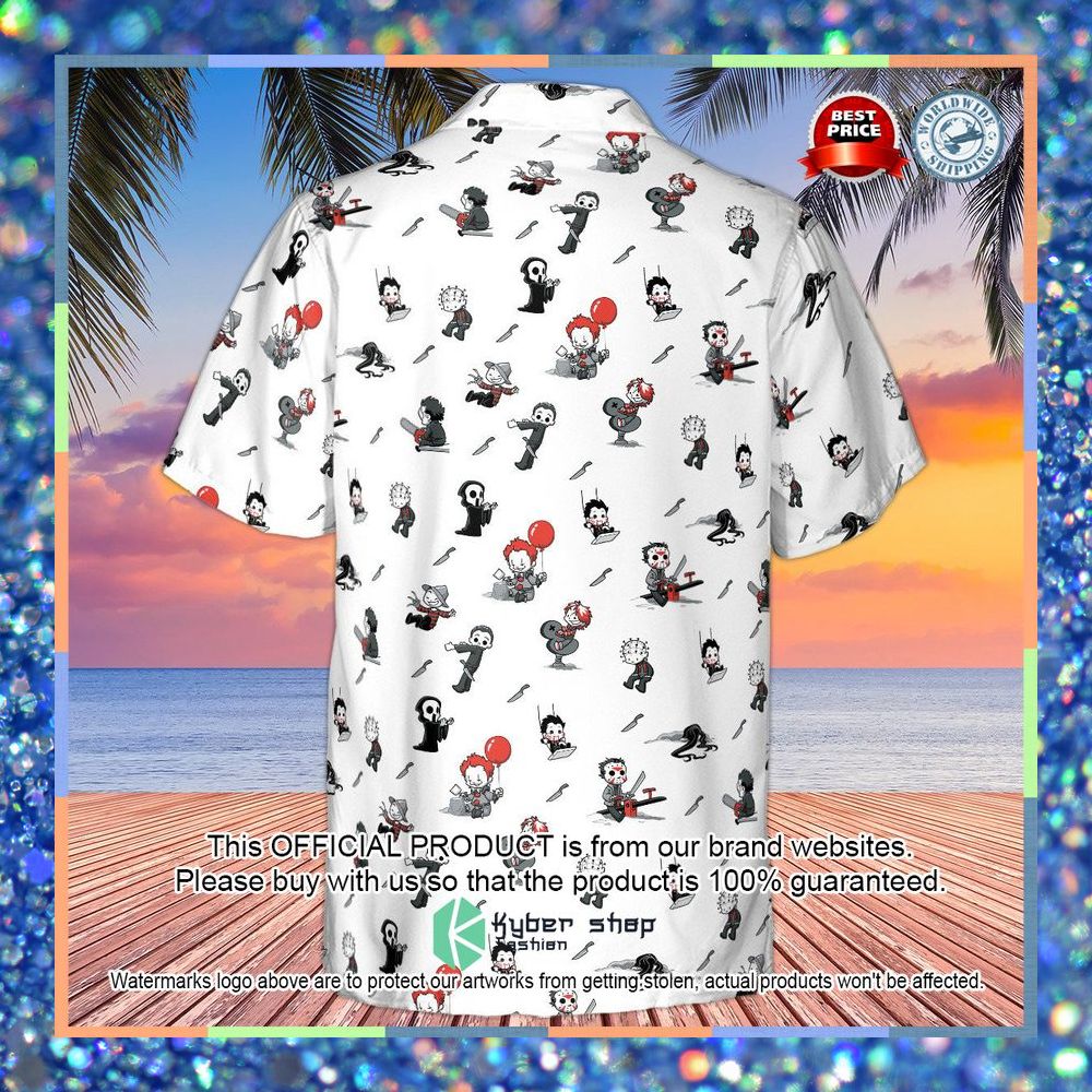 Baby Horror Characters Pattern Hawaiian Shirt 7 Baby Horror Characters Pattern Hawaiian Shirt word3