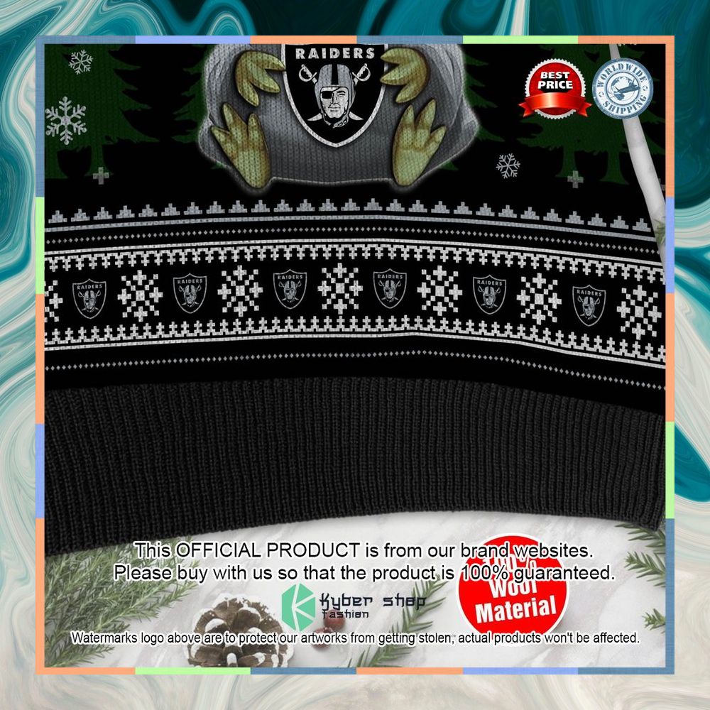 Baby Yoda love Oakland Raiders Holiday Xmas Party Christmas Sweater 9 Baby Yoda love Oakland Raiders Holiday Xmas Party Christmas Sweater word3