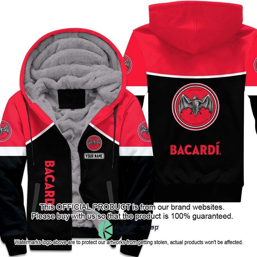Bacardi Custom Fleece Hoodie word3