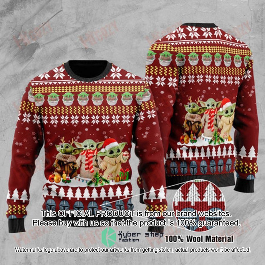 Baeelly? Baby Yoda Christmas Sweater