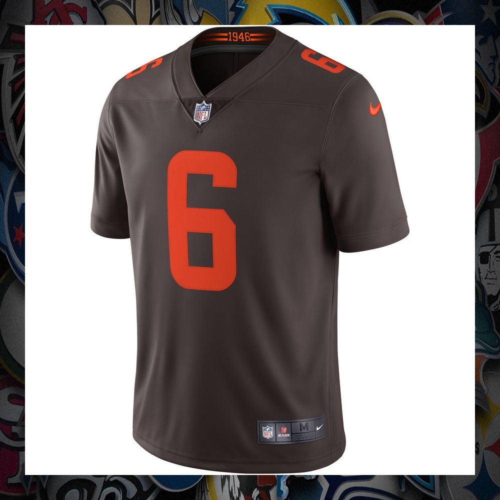 Baker Mayfield Cleveland Browns Alternate Vapor Limited Brown Football Jersey 6 Baker Mayfield Cleveland Browns Alternate Vapor Limited Brown Football Jersey word1