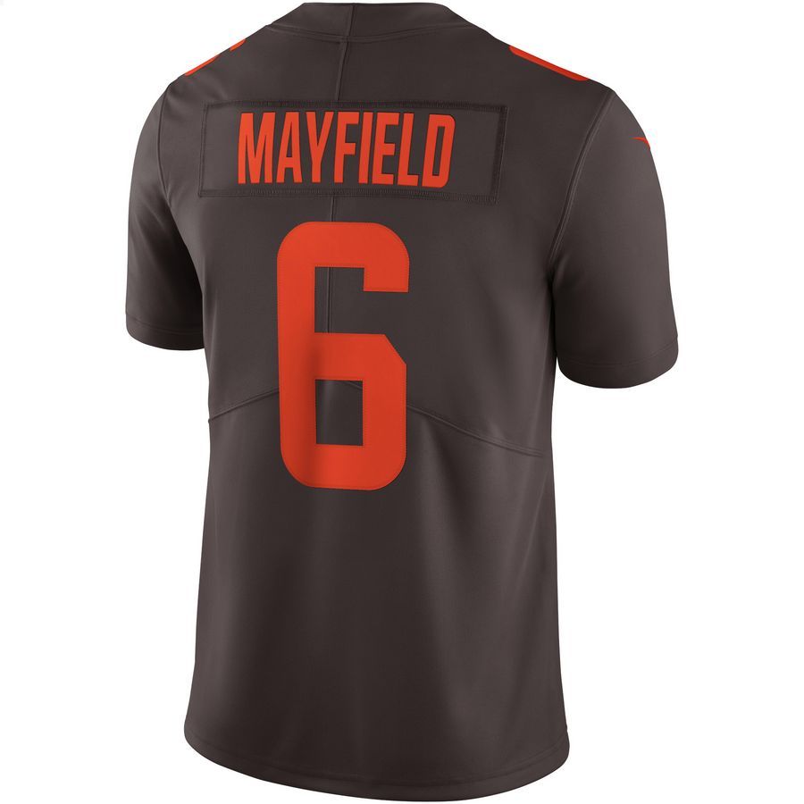 Baker Mayfield Cleveland Browns Alternate Vapor Limited Brown Football Jersey 3 Baker Mayfield Cleveland Browns Alternate Vapor Limited Brown Football Jersey word1