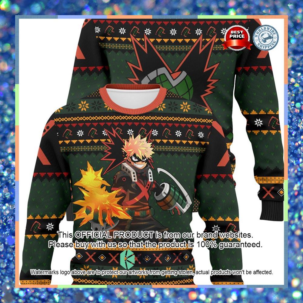Bakugo Fire My Hero Academia Christmas Sweater 10 Bakugo Fire My Hero Academia Christmas Sweater word3