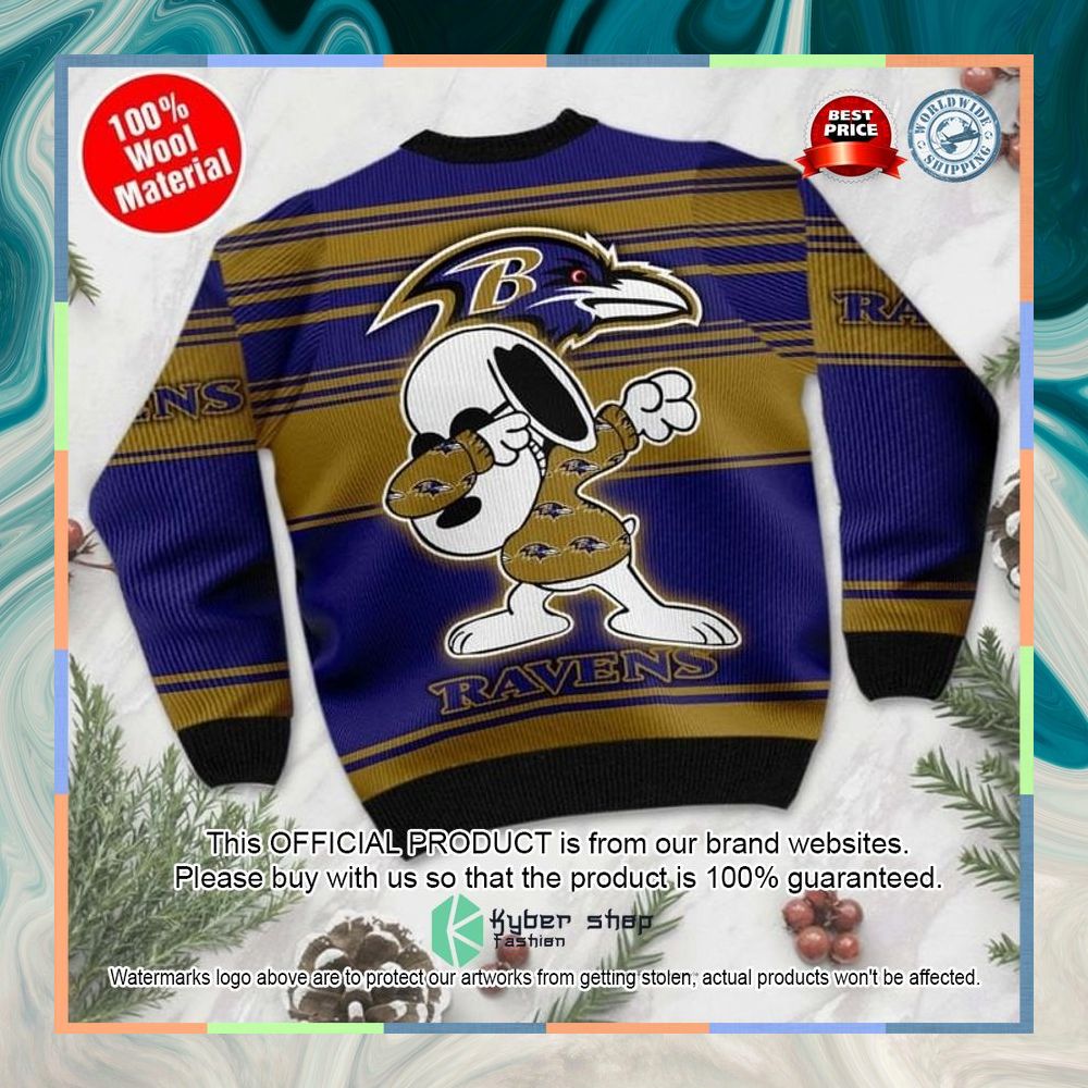 Baltimore Ravens Snoopy Dabbing Christmas Sweater 7 Baltimore Ravens Snoopy Dabbing Christmas Sweater word3