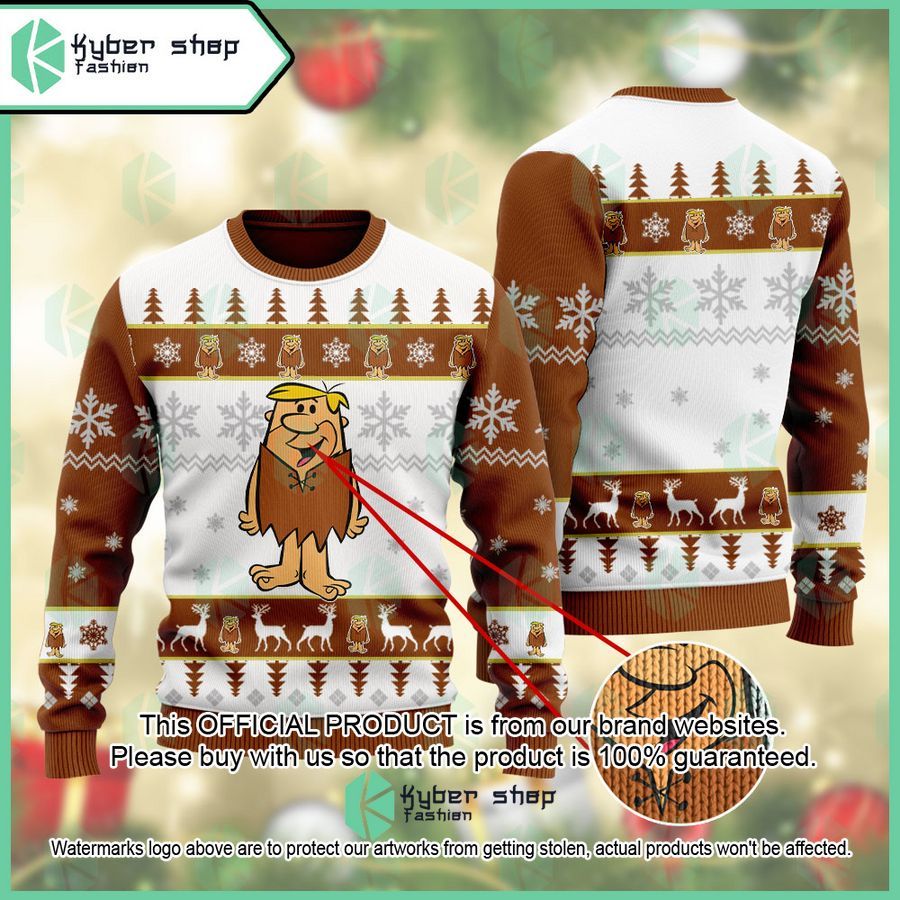 Barney Rubble The Flintstones Ugly Sweater