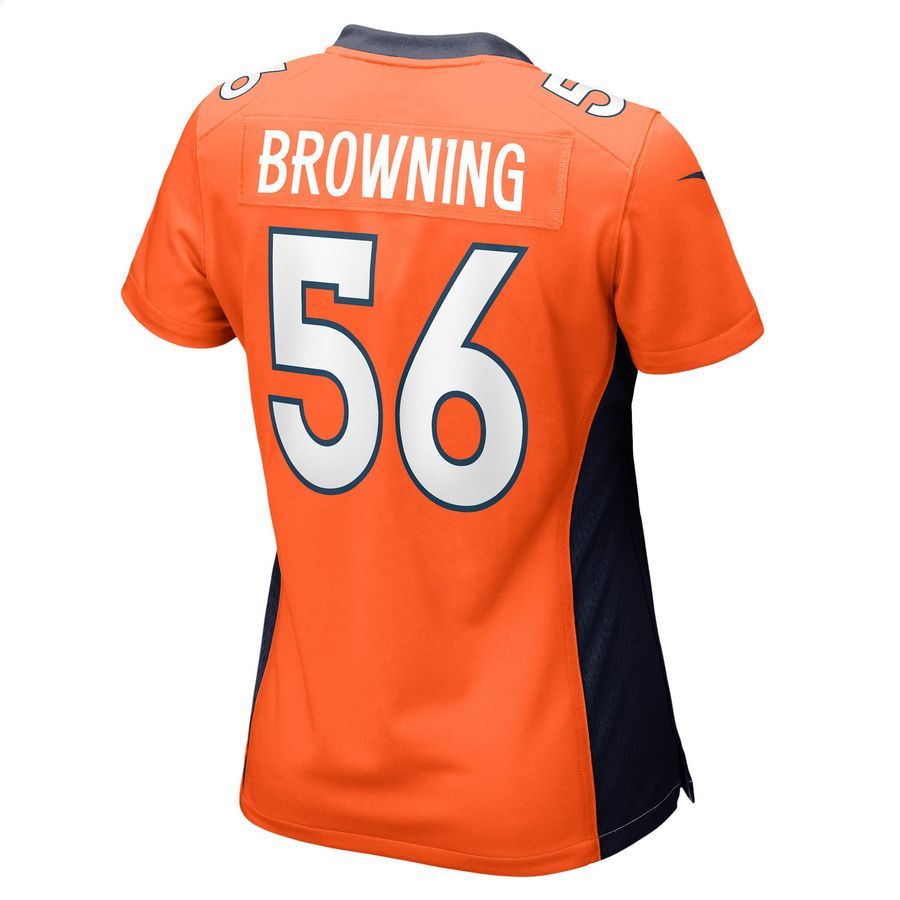 Baron Browning Denver Broncos Orange Football Jersey 3 Baron Browning Denver Broncos Orange Football Jersey word3