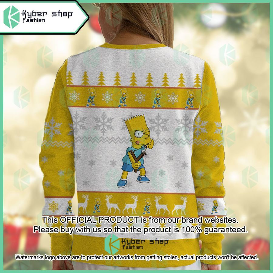 Bart Simpson The Simpsons Christmas Sweater 5 Bart Simpson The Simpsons Christmas Sweater word3