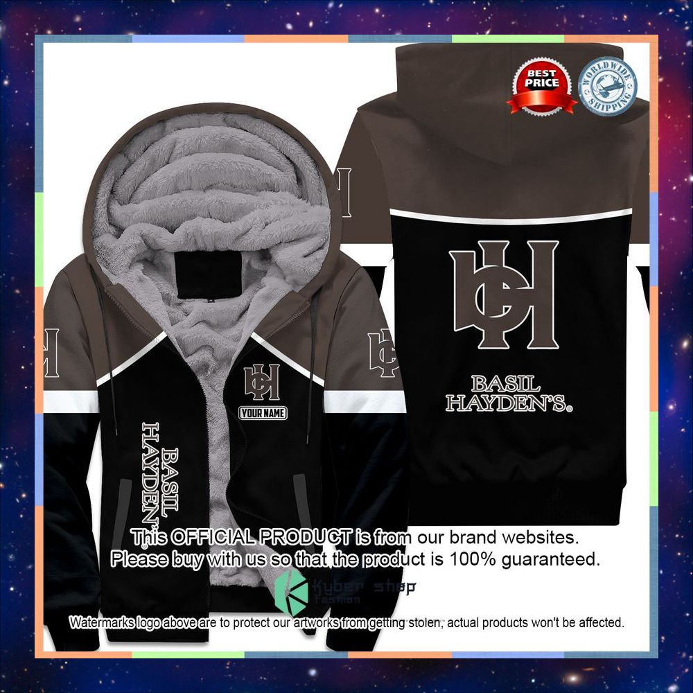 Basil Haydens Custom Fleece Hoodie 3 Basil Haydens Custom Fleece Hoodie word1