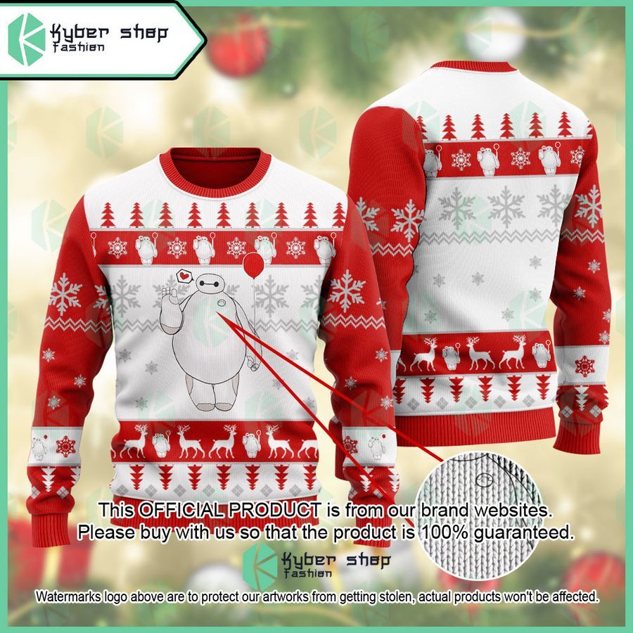 Baymax Big Hero 6: The Series Ugly Sweater word2