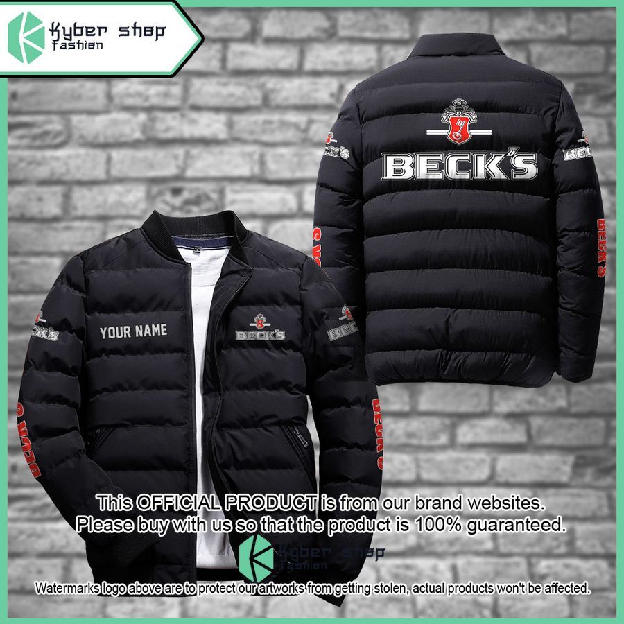 Beck's Custom Puffer Down Jacket word2