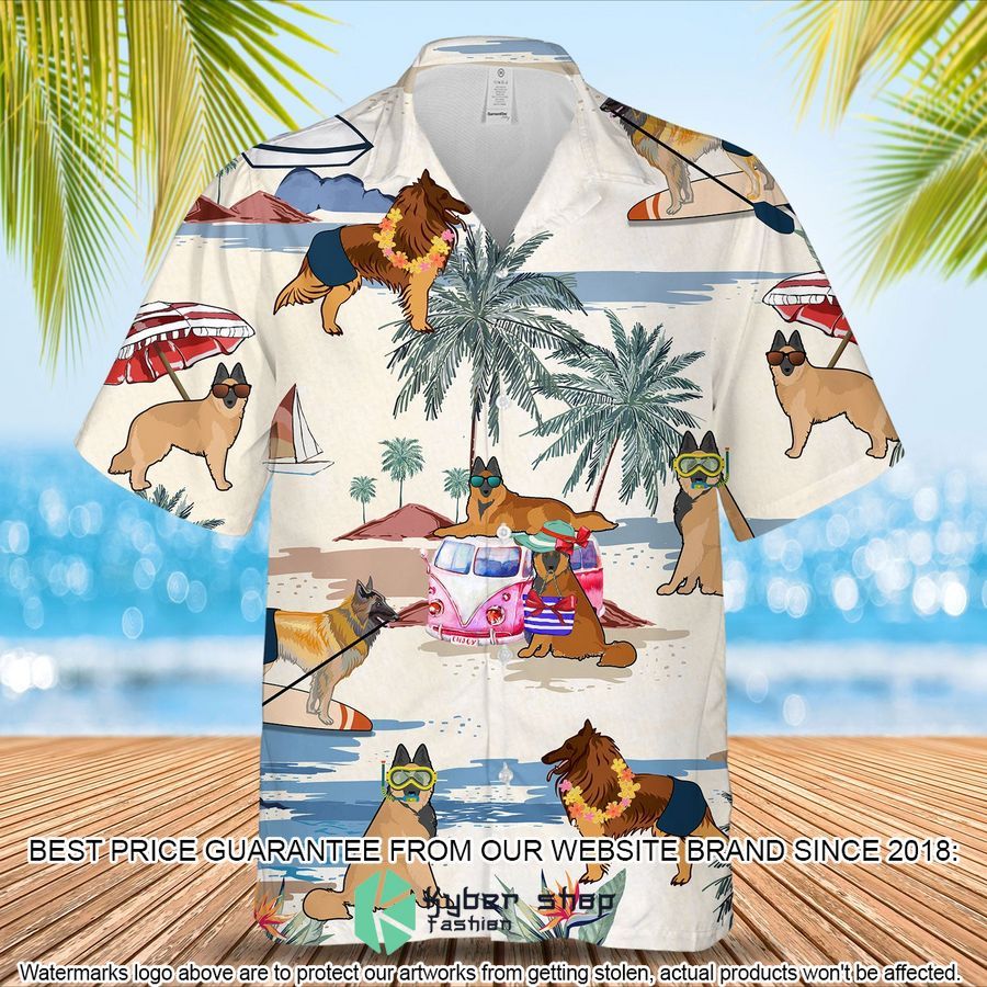 Belgian Tervuren Summer Beach Hawaiian Shirt