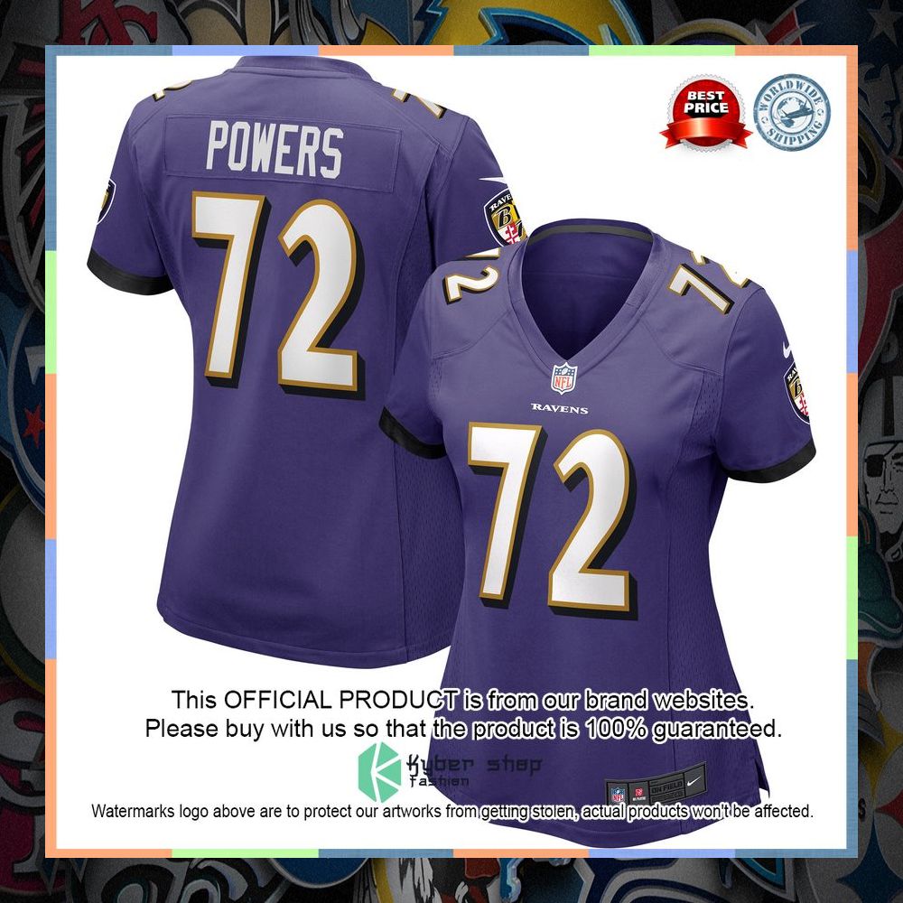 Ben Powers Baltimore Ravens Purple Football Jersey 5 Ben Powers Baltimore Ravens Purple Football Jersey word3