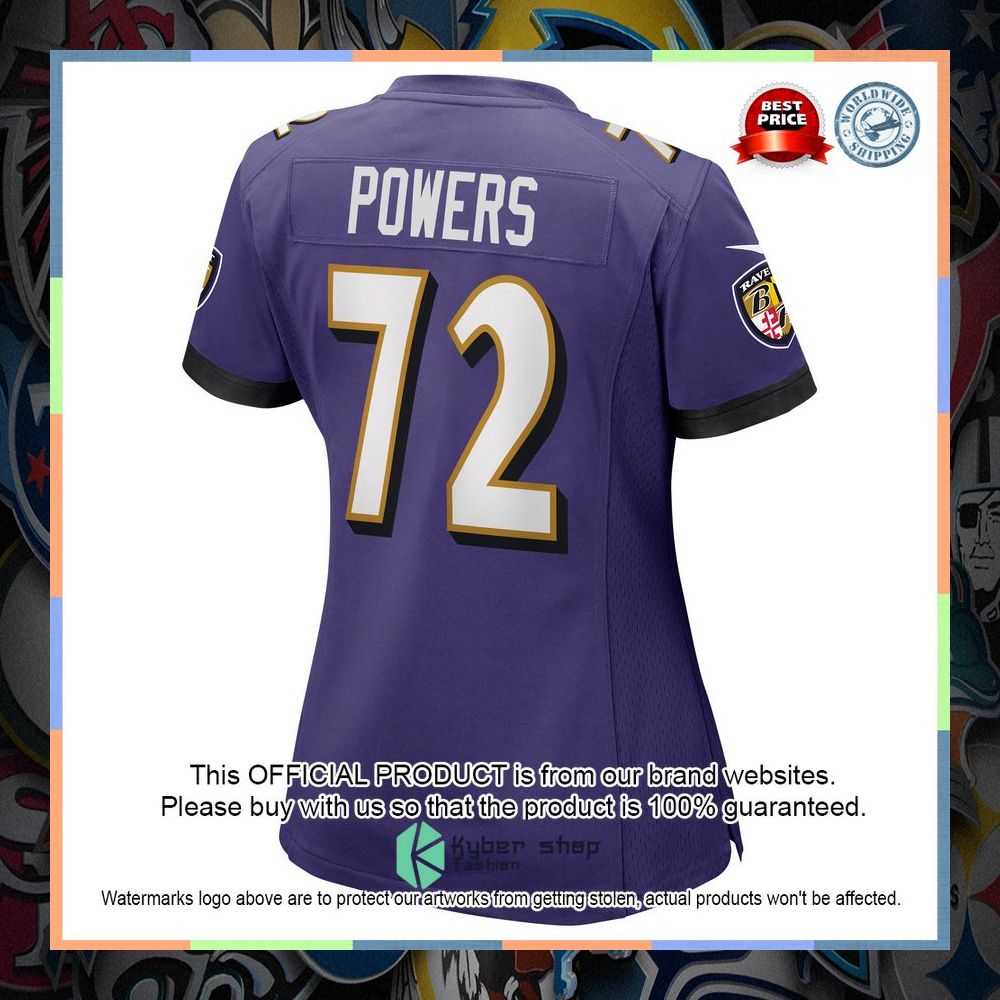 Ben Powers Baltimore Ravens Purple Football Jersey 7 Ben Powers Baltimore Ravens Purple Football Jersey word3