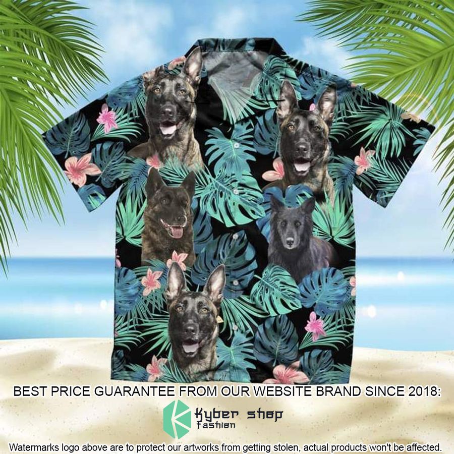 Berger Hollandais Summer Leaves Hawaiian Shirt