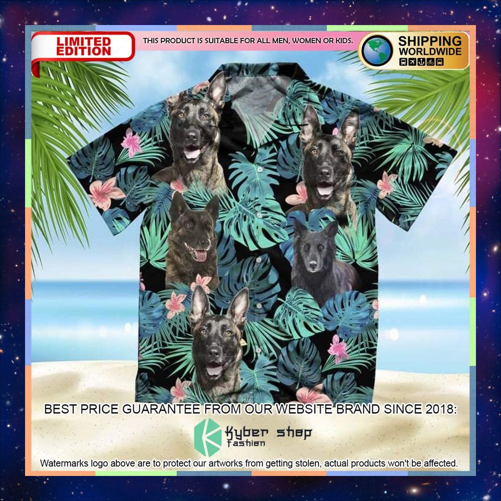 Berger Hollandais Summer Leaves Hawaiian Shirt 3 Berger Hollandais Summer Leaves Hawaiian Shirt word1