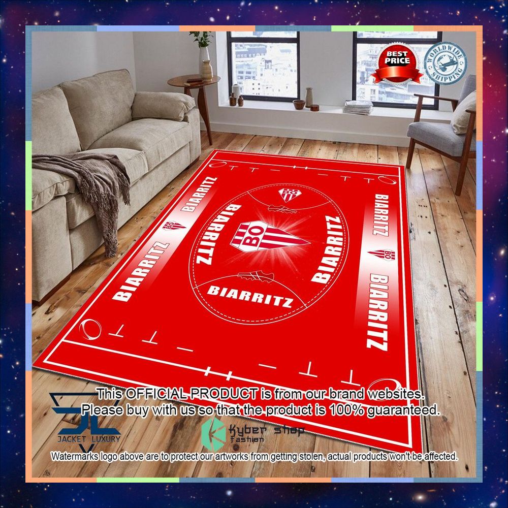 Biarritz Olympique Carpet Rug 4 Biarritz Olympique Carpet Rug word1