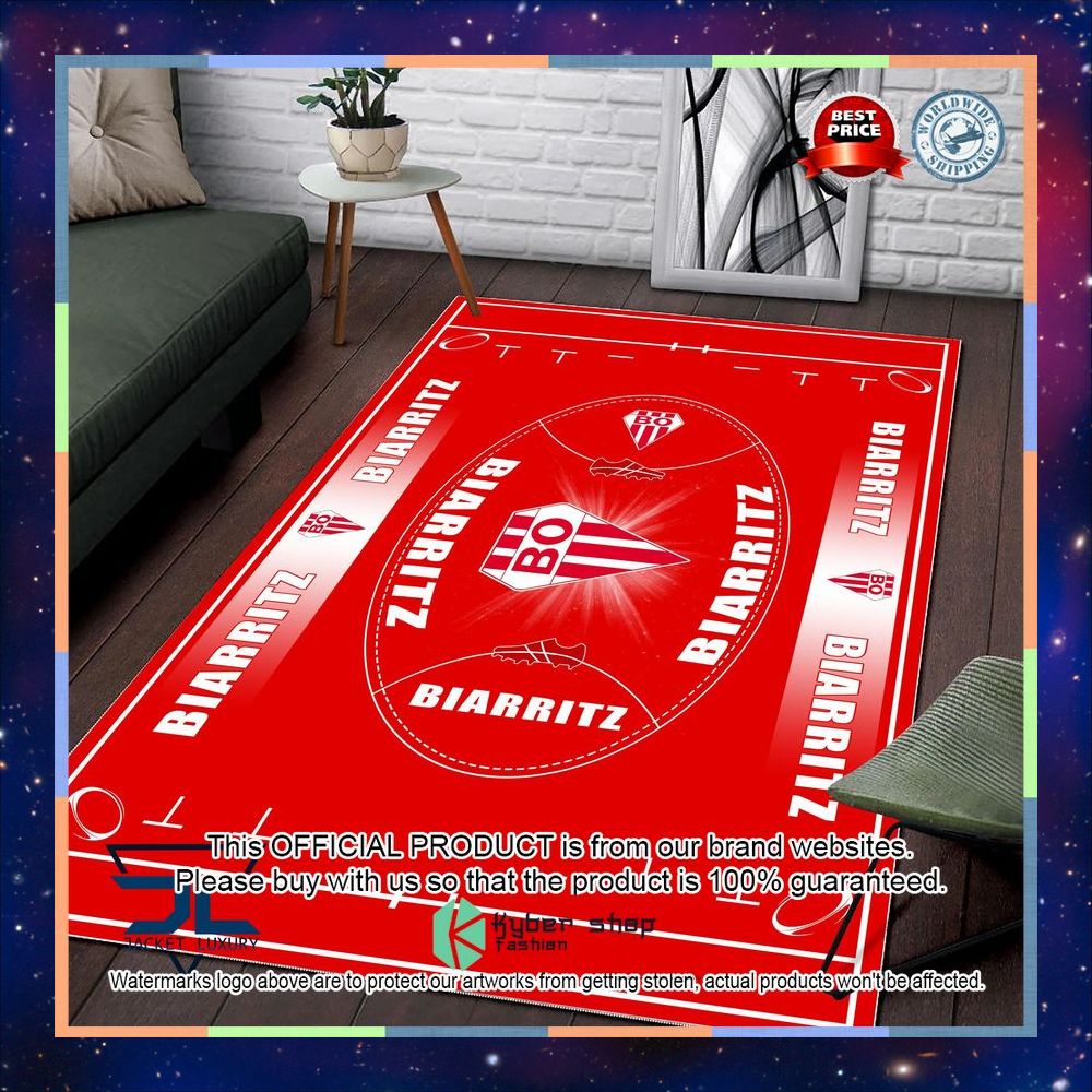 Biarritz Olympique Carpet Rug 5 Biarritz Olympique Carpet Rug word1