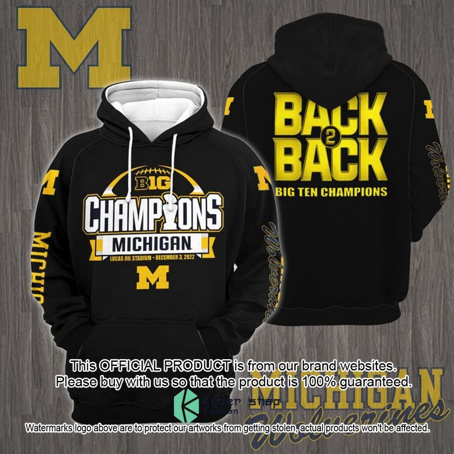 Big Ten Champions Michigan Wolverines Shirt, Hoodie