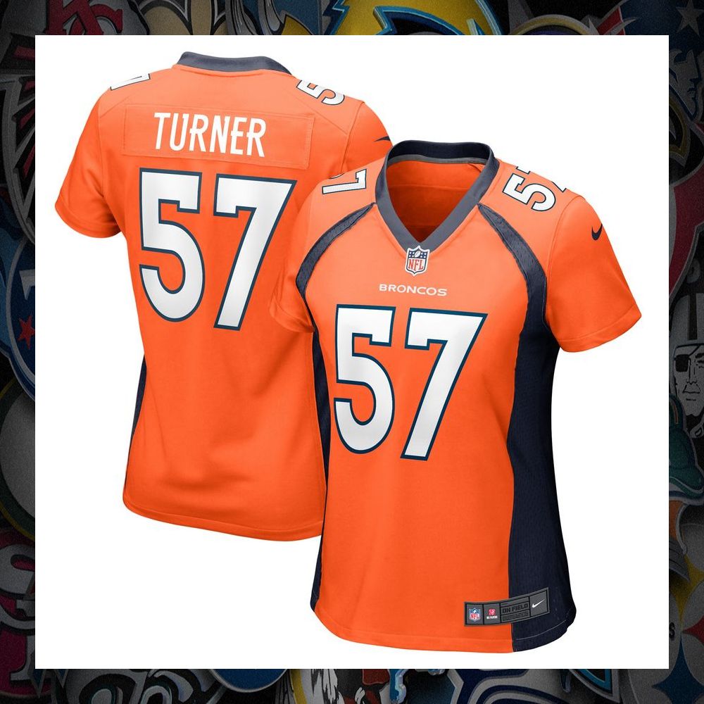 Billy Turner 57 Denver Broncos Orange Football Jersey 5 Billy Turner 57 Denver Broncos Orange Football Jersey word2