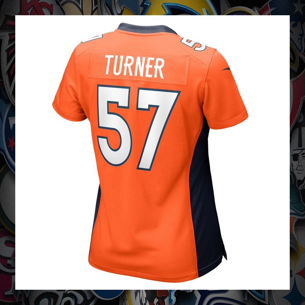 Billy Turner 57 Denver Broncos Orange Football Jersey 7 Billy Turner 57 Denver Broncos Orange Football Jersey word2