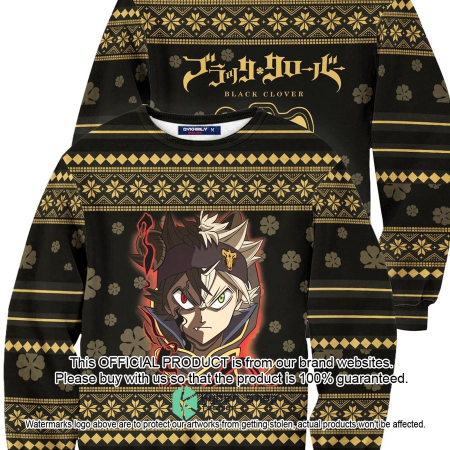 Black Clover Christmas Ugly Sweater