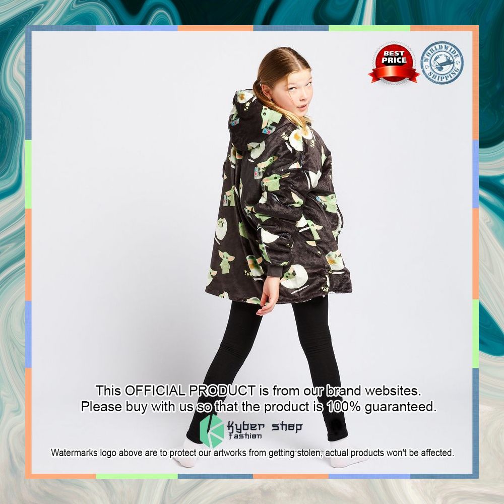 Black Kids The Mandalorian Grogu Oodie Blanket Hoodie 10 Black Kids The Mandalorian Grogu Oodie Blanket Hoodie word2