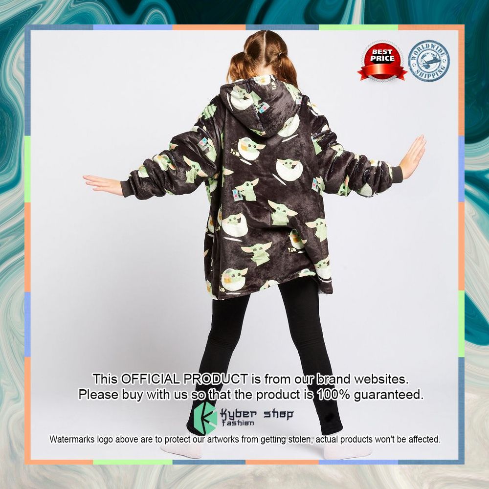 Black Kids The Mandalorian Grogu Oodie Blanket Hoodie 11 Black Kids The Mandalorian Grogu Oodie Blanket Hoodie word2