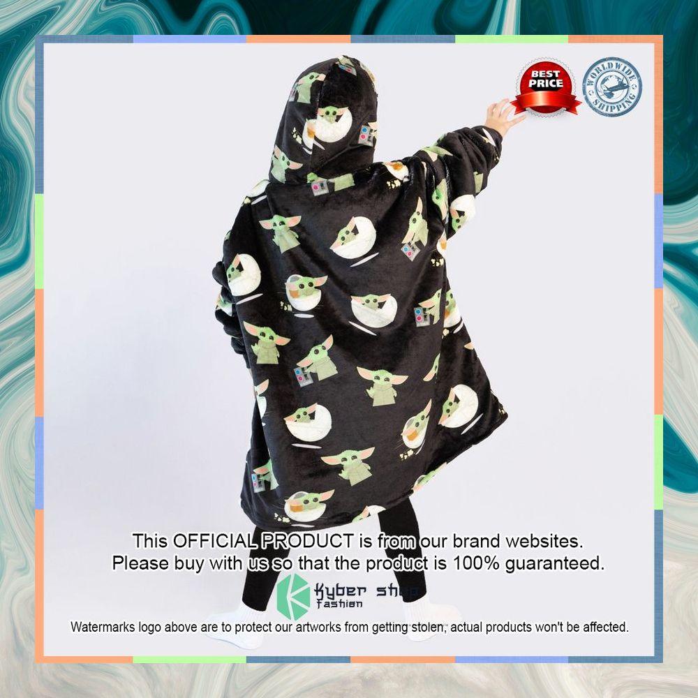 Black Kids The Mandalorian Grogu Oodie Blanket Hoodie 12 Black Kids The Mandalorian Grogu Oodie Blanket Hoodie word2