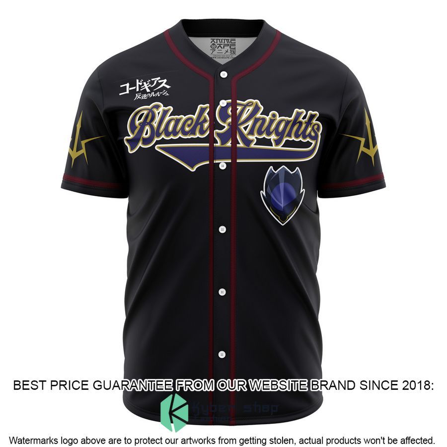 Black Knights Zero Code Geass Baseball Jersey