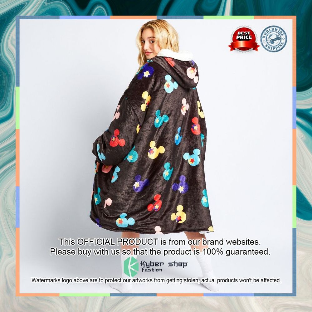 Black Mickey Mouse Oodie Blanket Hoodie 17 Black Mickey Mouse Oodie Blanket Hoodie word2
