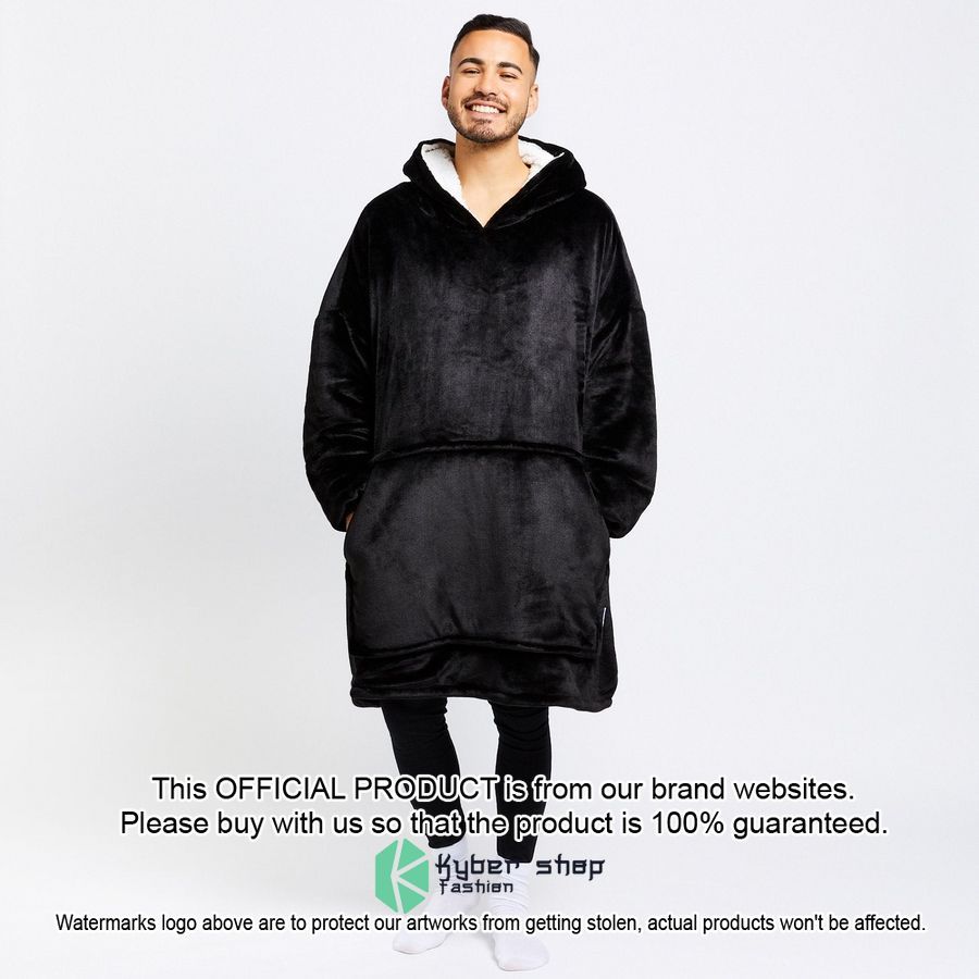 Black Oodie Blanket Hoodie