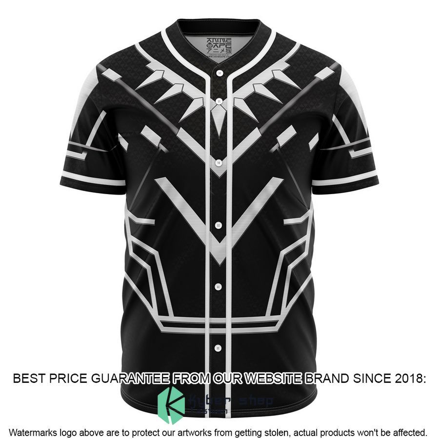 Black Panther Cosplay Marvel Baseball Jersey