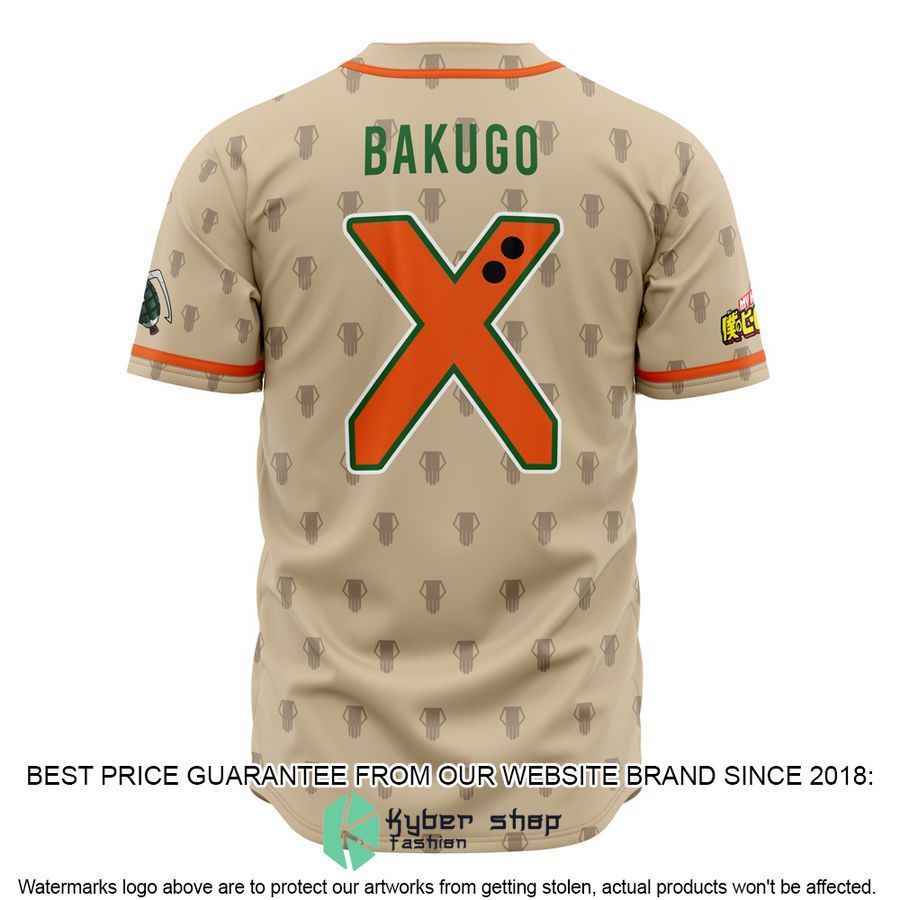 Blazing Bakugo My Hero Academia Baseball Jersey 3 Blazing Bakugo My Hero Academia Baseball Jersey word3