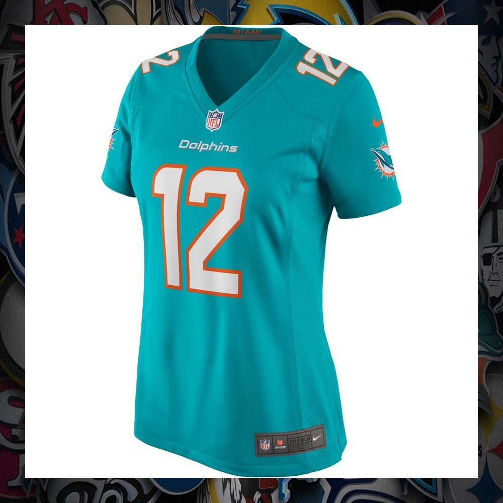 Bob Griese Miami Dolphins Retired Aqua Football Jersey 6 Bob Griese Miami Dolphins Retired Aqua Football Jersey word1