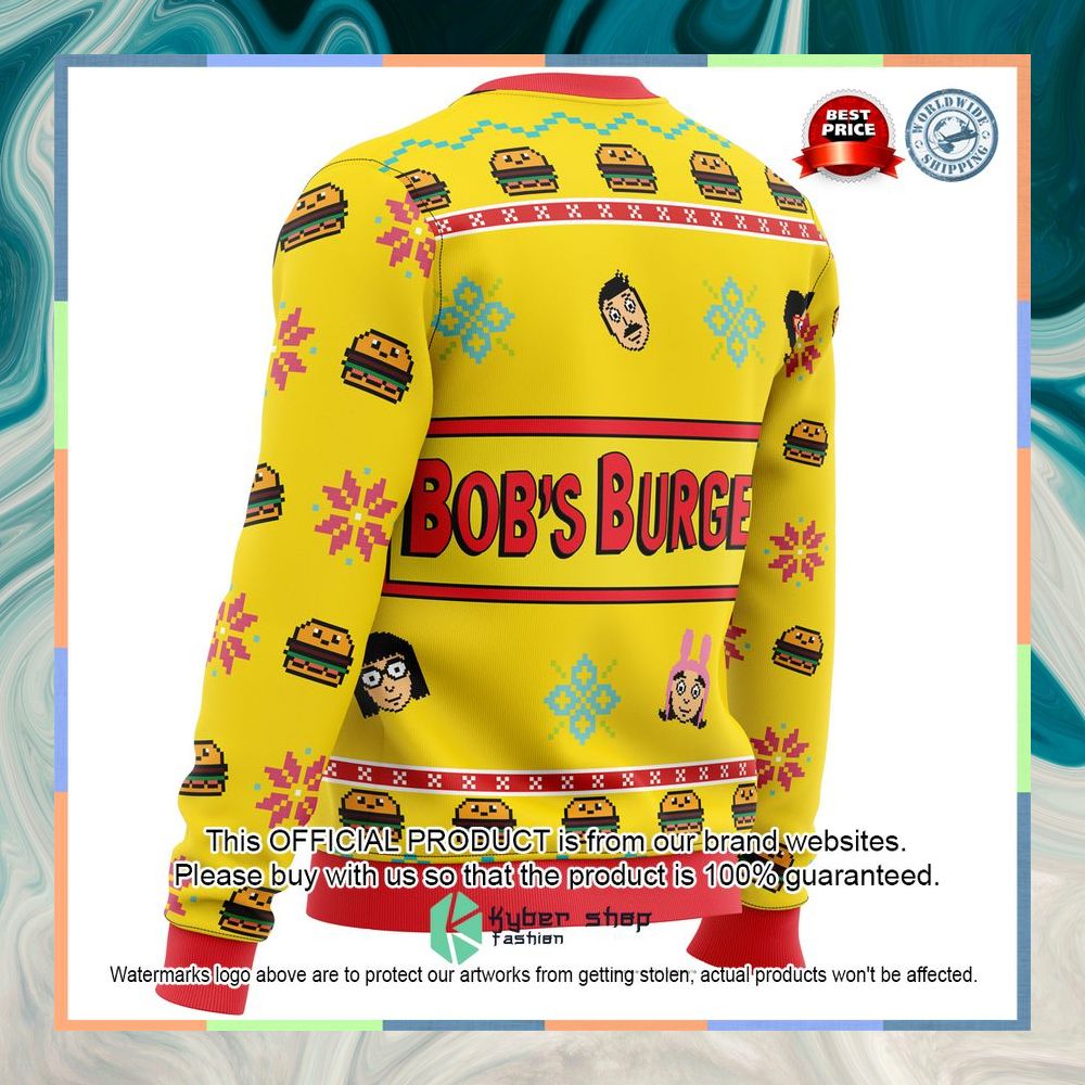 Bob's Burgers Ugly Christmas Sweater 9 Bob's Burgers Ugly Christmas Sweater word1