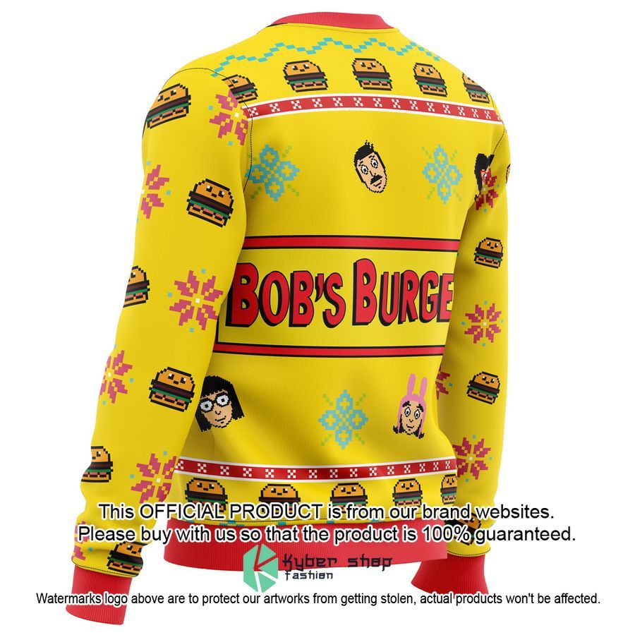 Bob's Burgers Ugly Christmas Sweater 4 Bob's Burgers Ugly Christmas Sweater word1