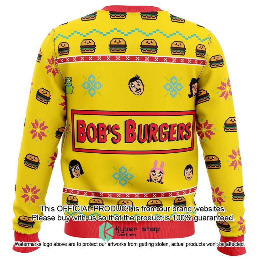 Bob's Burgers Ugly Christmas Sweater 5 Bob's Burgers Ugly Christmas Sweater word1
