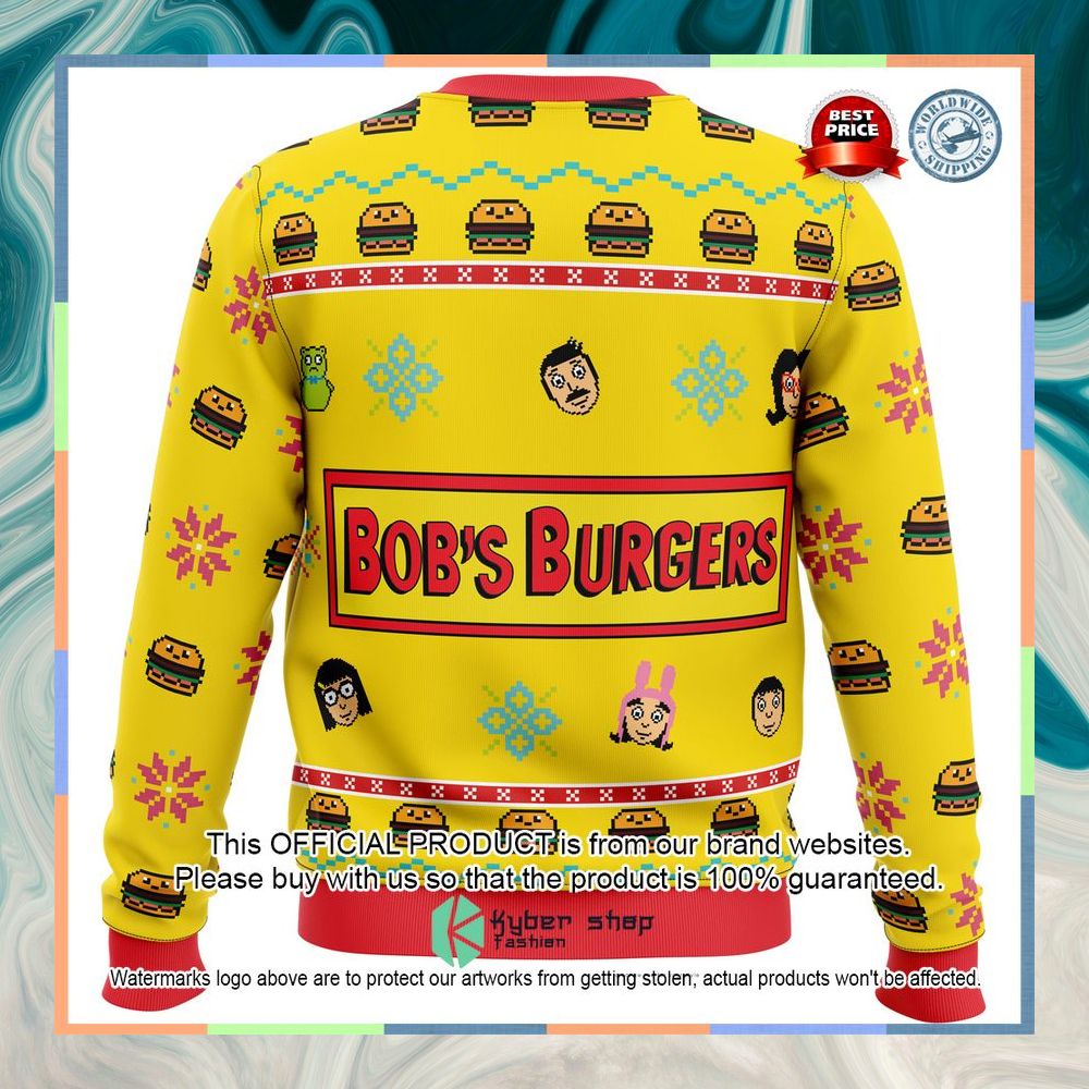Bob's Burgers Ugly Christmas Sweater 10 Bob's Burgers Ugly Christmas Sweater word1