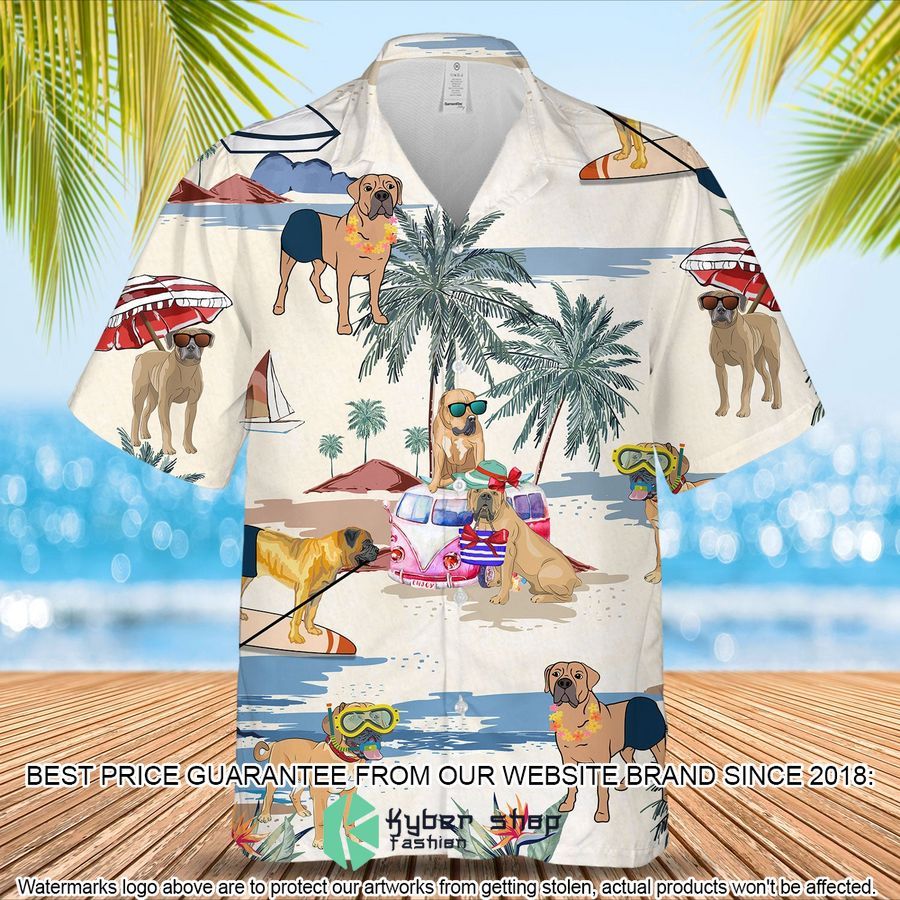 Boerboel Summer Beach Hawaiian Shirt